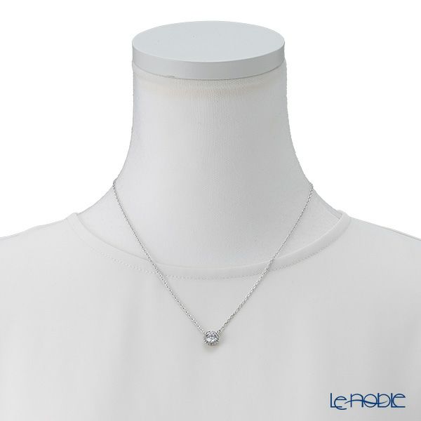 スワロフスキー ペンダント Una Angelic ラウンド ホワイト／ロジウム SW5636264 22AW