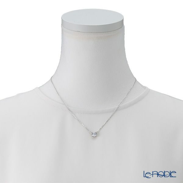 スワロフスキー ペンダント Stilla ラウンド ホワイト／ロジウム SW5636706 22AW