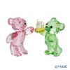 スワロフスキー クリスベア Birthday Bears SW5639858 23SS ピンク＆グリーン クリスベア／Krisbear