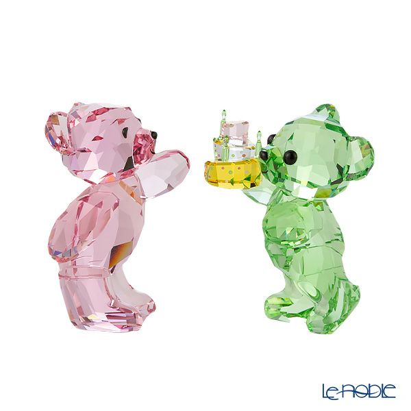 スワロフスキー クリスベア Birthday Bears SW5639858 23SS ピンク＆グリーン クリスベア／Krisbear