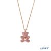 スワロフスキー ペンダント テディ Teddy クマ＆ハート （ピンク／ローズゴールド） SW5642976