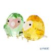スワロフスキー Love Bird Couple SW5644844 23SS グリーン＆イエロー
