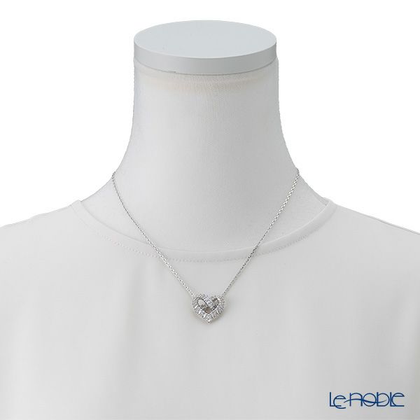 スワロフスキー ペンダント Matrix ハート ホワイト／ロジウム SW5647924 23SS