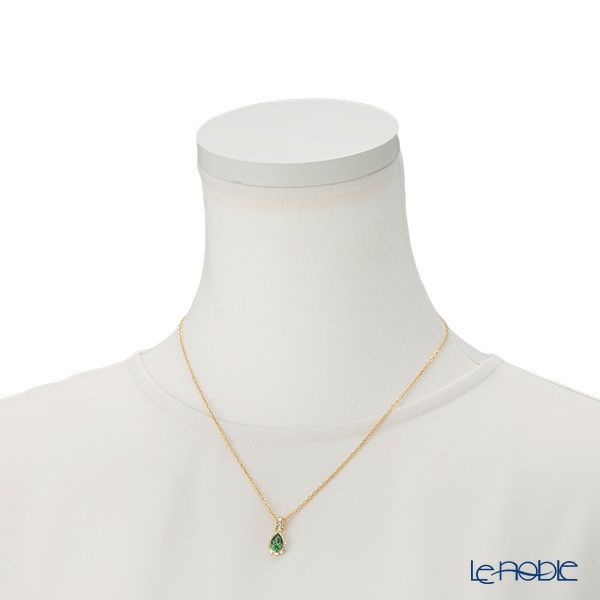 スワロフスキー ペンダント Chroma ドロップ グリーン／ゴールド SW5648751 23SS