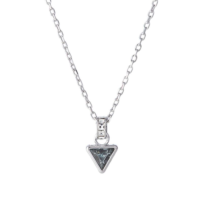 スワロフスキー ペンダント Chroma グレー／ロジウム トライアングル SW5648752 23SS