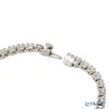 スワロフスキー ブレスレット Matrix Tennis テニス ラウンド ホワイト／ロジウム S SW5648936 23SS