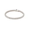 スワロフスキー ブレスレット Matrix Tennis テニス ラウンド ホワイト／ロジウム S SW5648936 23SS