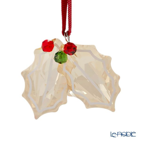 スワロフスキー Holiday Cheers ジンジャーブレッド ヒイラギオーナメント SW5656277 23AW