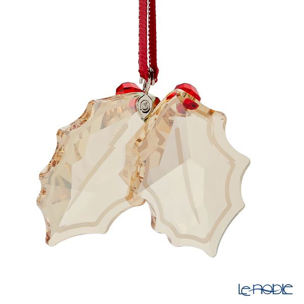 スワロフスキー Holiday Cheers ジンジャーブレッド ヒイラギオーナメント SW5656277 23AW