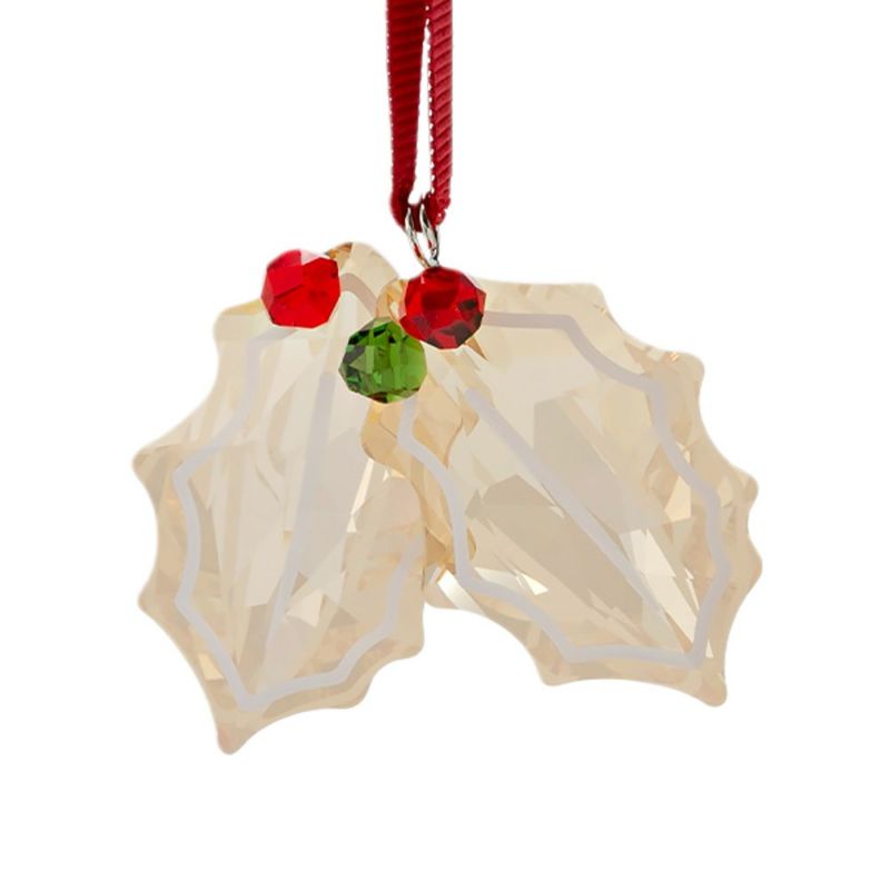 スワロフスキー Holiday Cheers ジンジャーブレッド ヒイラギオーナメント SW5656277 23AW