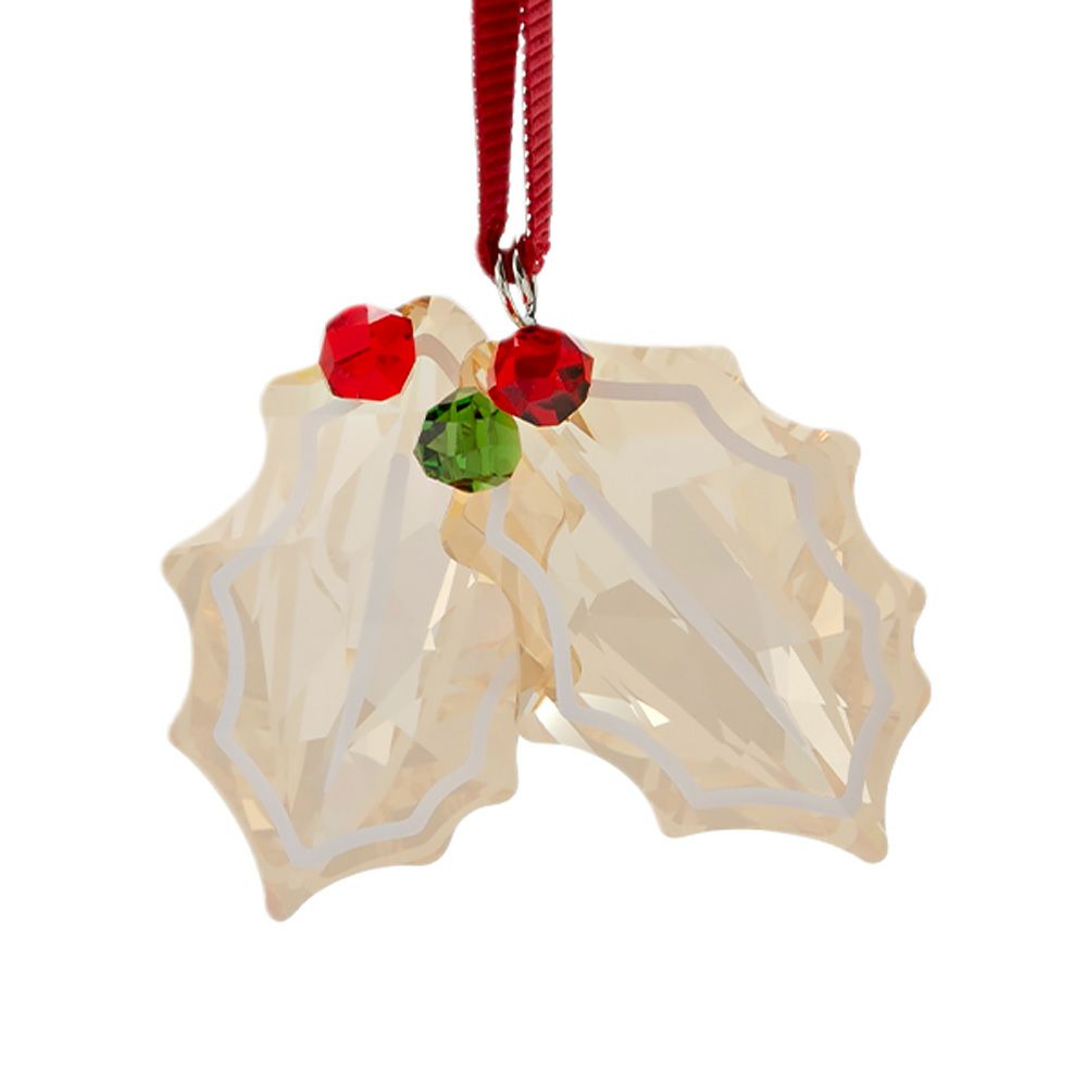 スワロフスキー Holiday Cheers ジンジャーブレッド ヒイラギオーナメント SW5656277 23AW