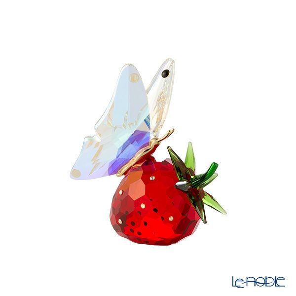 スワロフスキー Idyllia バタフライ＆ストロベリー SW5666846 24SS