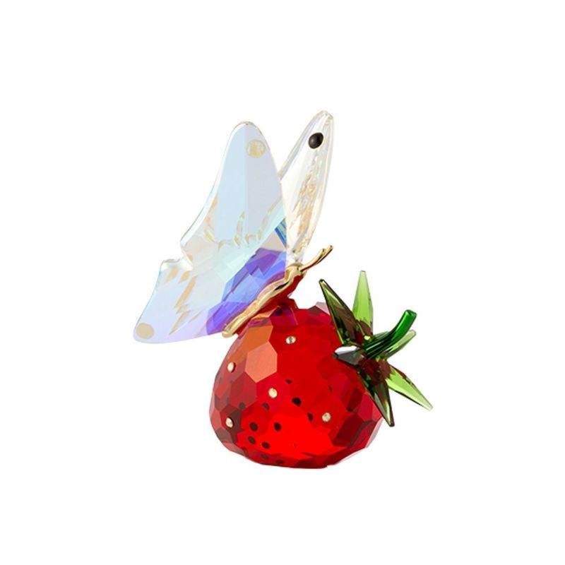 スワロフスキー Idyllia バタフライ＆ストロベリー SW5666846 24SS