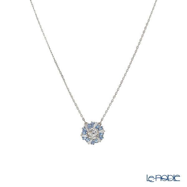 スワロフスキー ペンダント Idyllia フラワー ブルー／ロジウム SW5680013 24SS