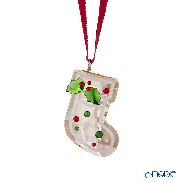 スワロフスキー Holiday Cheers ジンジャーブレッド 靴下オーナメント クリスマス SW5681581 24AW