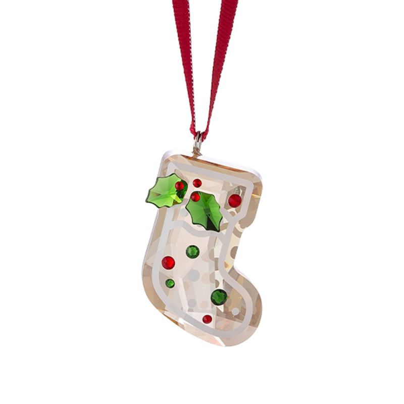 スワロフスキー Holiday Cheers ジンジャーブレッド 靴下オーナメント クリスマス SW5681581 24AW