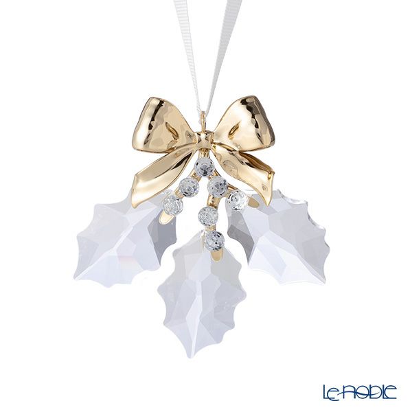 スワロフスキー Holiday Magic ヒイラギの葉オーナメント クリスマス SW5685701 24AW