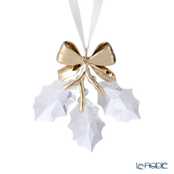 スワロフスキー Holiday Magic ヒイラギの葉オーナメント クリスマス SW5685701 24AW