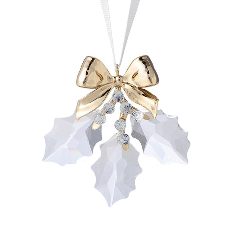 スワロフスキー Holiday Magic ヒイラギの葉オーナメント クリスマス SW5685701 24AW