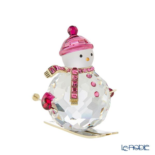 スワロフスキー Holiday Cheers Dulcis スノーマン ピンク SW5687121 24AW