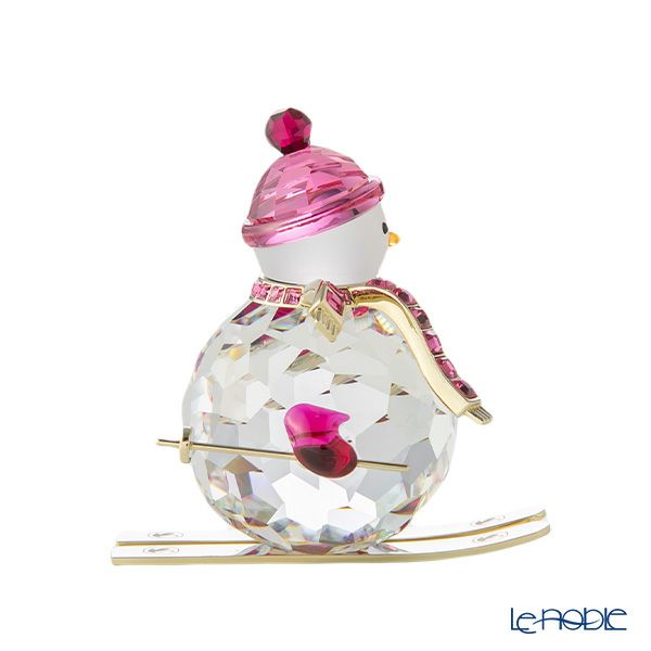 スワロフスキー Holiday Cheers Dulcis スノーマン ピンク SW5687121 24AW