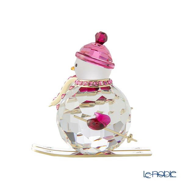 スワロフスキー Holiday Cheers Dulcis スノーマン ピンク SW5687121 24AW