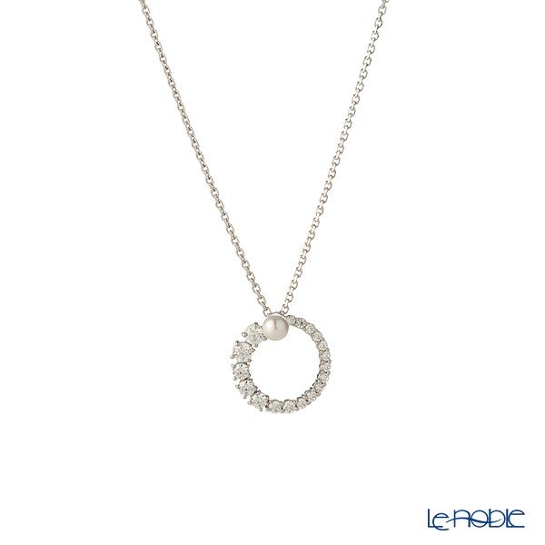 スワロフスキー ペンダント Matrix クリスタル・パール ラウンド （ホワイト／ロジウム） SW5688751 24AW