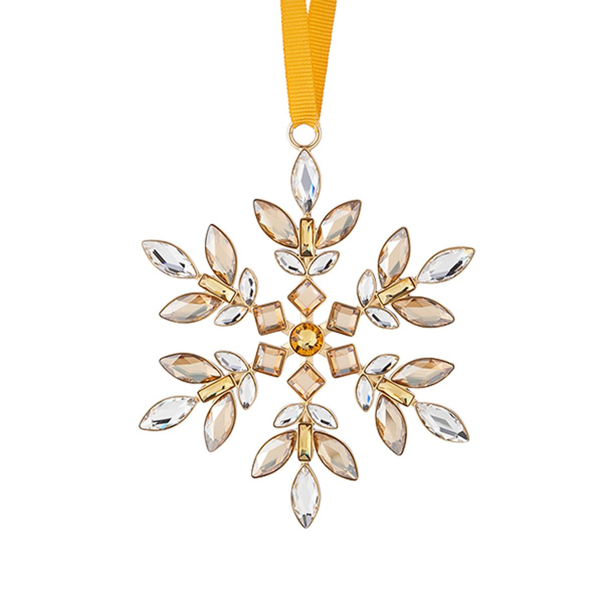 スワロフスキー Gema ホリデーオーナメント イエロー クリスマス SW5691043 24AW