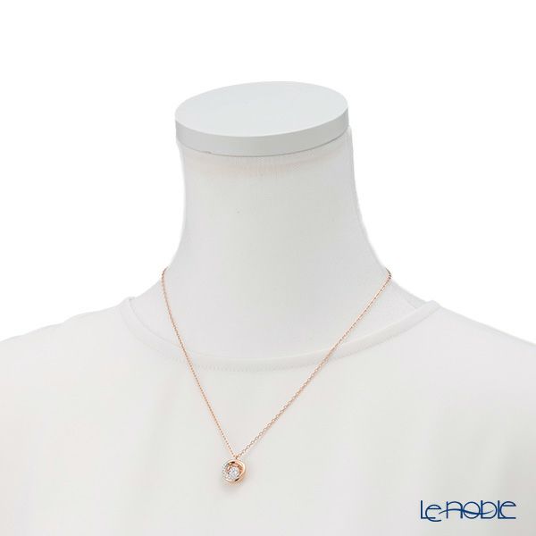 スワロフスキー ペンダント Dextera ラウンド （ホワイト／ローズゴールド） SW5692257 24AW