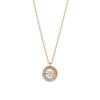 スワロフスキー ペンダント Dextera ラウンド （ホワイト／ローズゴールド） SW5692257 24AW