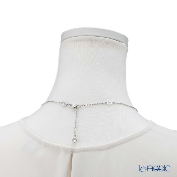 スワロフスキー Yペンダント Dextera 球体とキューブ （ホワイト／ロジウム） SW5693207 24AW