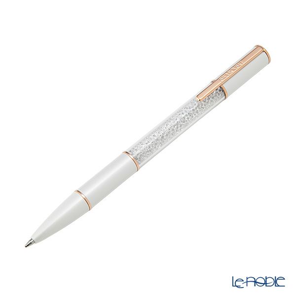 スワロフスキー Crystalline ボールペン （ホワイト／ローズゴールド） SW5694174 24AW