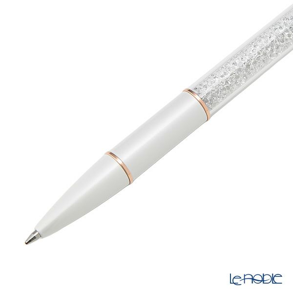 スワロフスキー Crystalline ボールペン （ホワイト／ローズゴールド） SW5694174 24AW