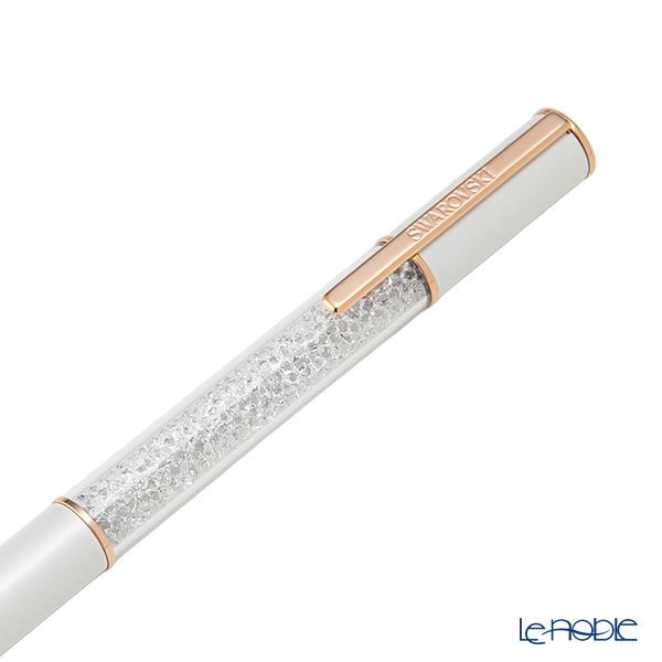 スワロフスキー Crystalline ボールペン （ホワイト／ローズゴールド） SW5694174 24AW