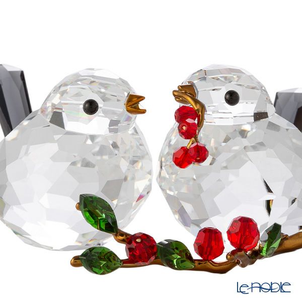 スワロフスキー Idyllia ラブバードとベリー SW5701371 25AW