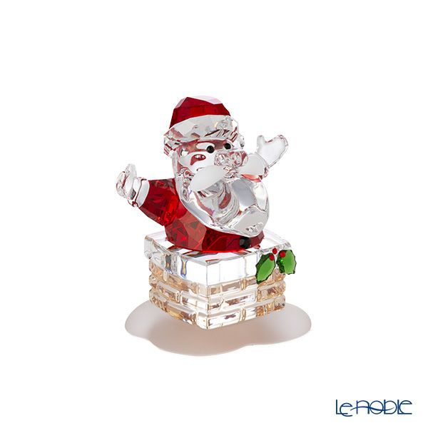 スワロフスキー Holiday Cheers サンタクロースと煙突 クリスマス SW5701507 25AW