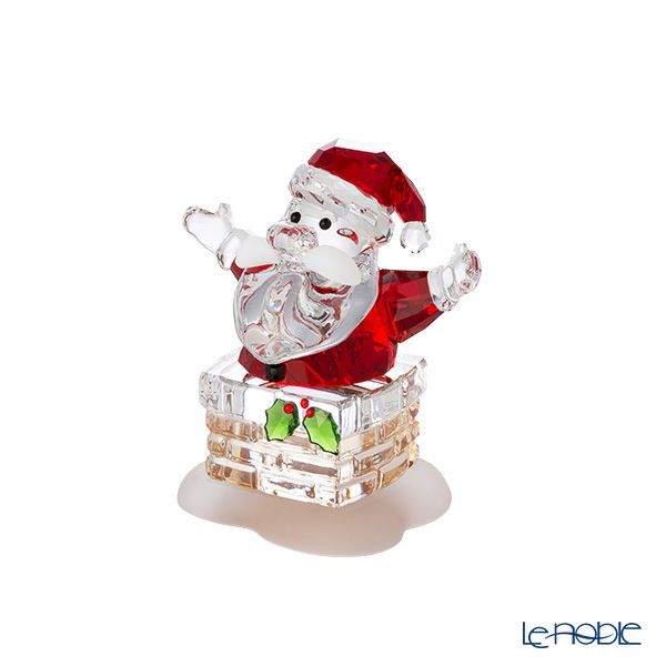 スワロフスキー Holiday Cheers サンタクロースと煙突 クリスマス SW5701507 25AW