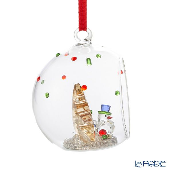 スワロフスキー Holiday Cheers ツリーとスノーマン ボールオーナメント クリスマス SW5701509 25AW