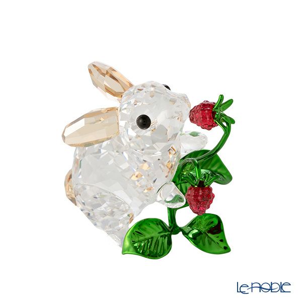 スワロフスキー Idyllia ウサギと木イチゴ SW5702437 25AW