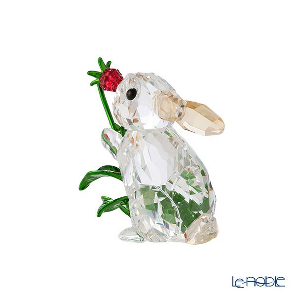 スワロフスキー Idyllia ウサギと木イチゴ SW5702437 25AW