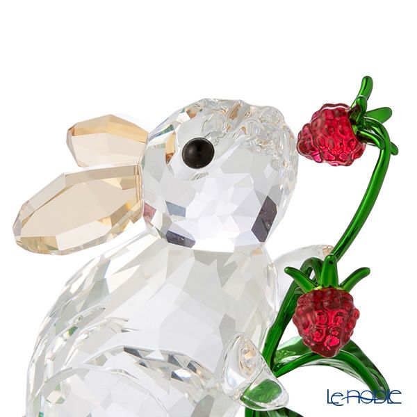 スワロフスキー Idyllia ウサギと木イチゴ SW5702437 25AW