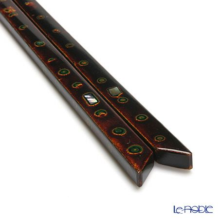 若狭塗箸 錦菓子箸竹三面塗 22.5cm M-20022