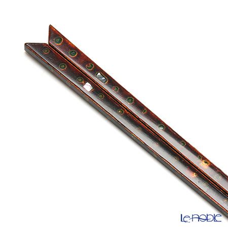 若狭塗箸 錦菓子箸竹三面塗 22.5cm M-20022