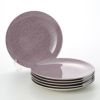 アラビア（ARABIA） 24h Avec アベック パープル プレート 26cm 6枚セット