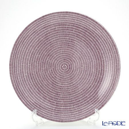 アラビア（ARABIA） 24h Avec アベック パープル プレート 26cm 6枚セット