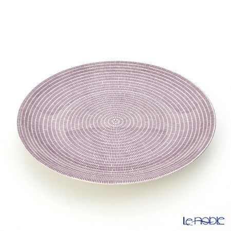 アラビア（ARABIA） 24h Avec アベック パープル プレート 26cm 6枚セット