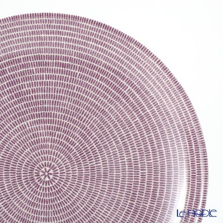 アラビア（ARABIA） 24h Avec アベック パープル プレート 26cm 6枚セット