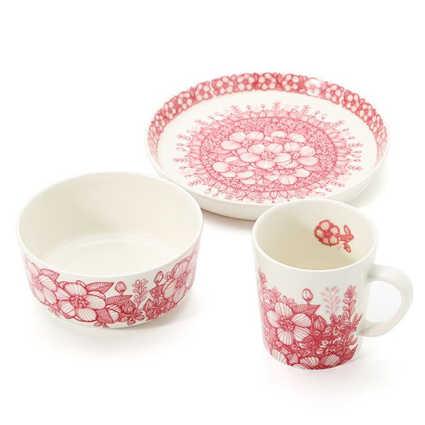 アラビア（ARABIA） フヴィラ Huvila マグ＆プレート＆ボウル 3点セット