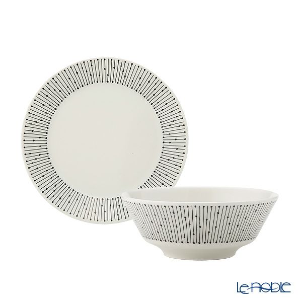 アラビア（ARABIA） マイニオ サラストゥス Mainio Sarastus ボウル13cm ＆ プレート（蓋）15cm セット