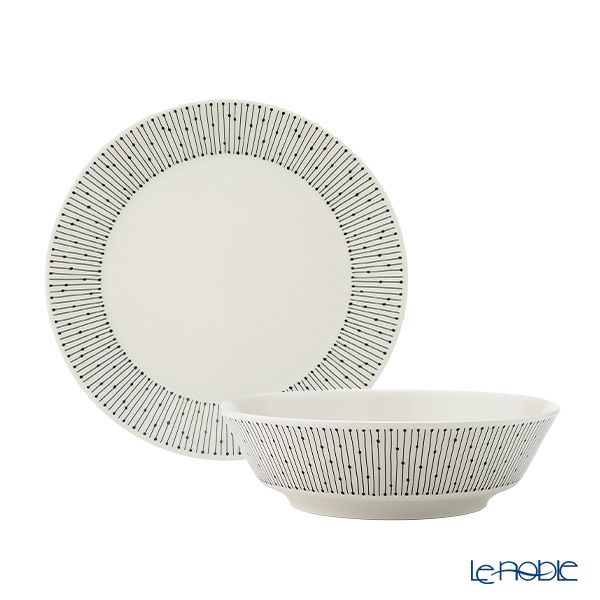 アラビア（ARABIA） マイニオ サラストゥス Mainio Sarastus ボウル17cm ＆ プレート（蓋）19cm セット